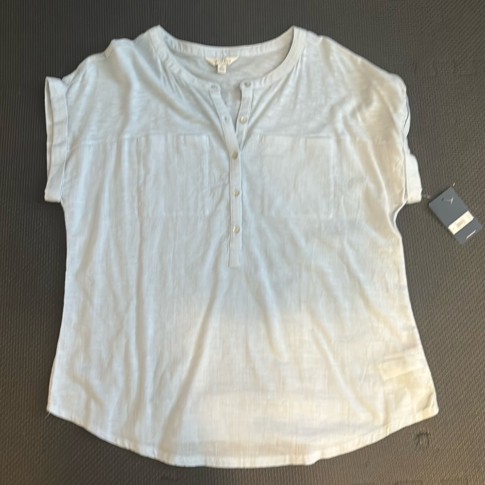 NWT lucky brand t shirt light blue size medium